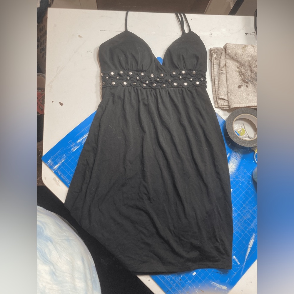 My Michelle Studded Black Dress
